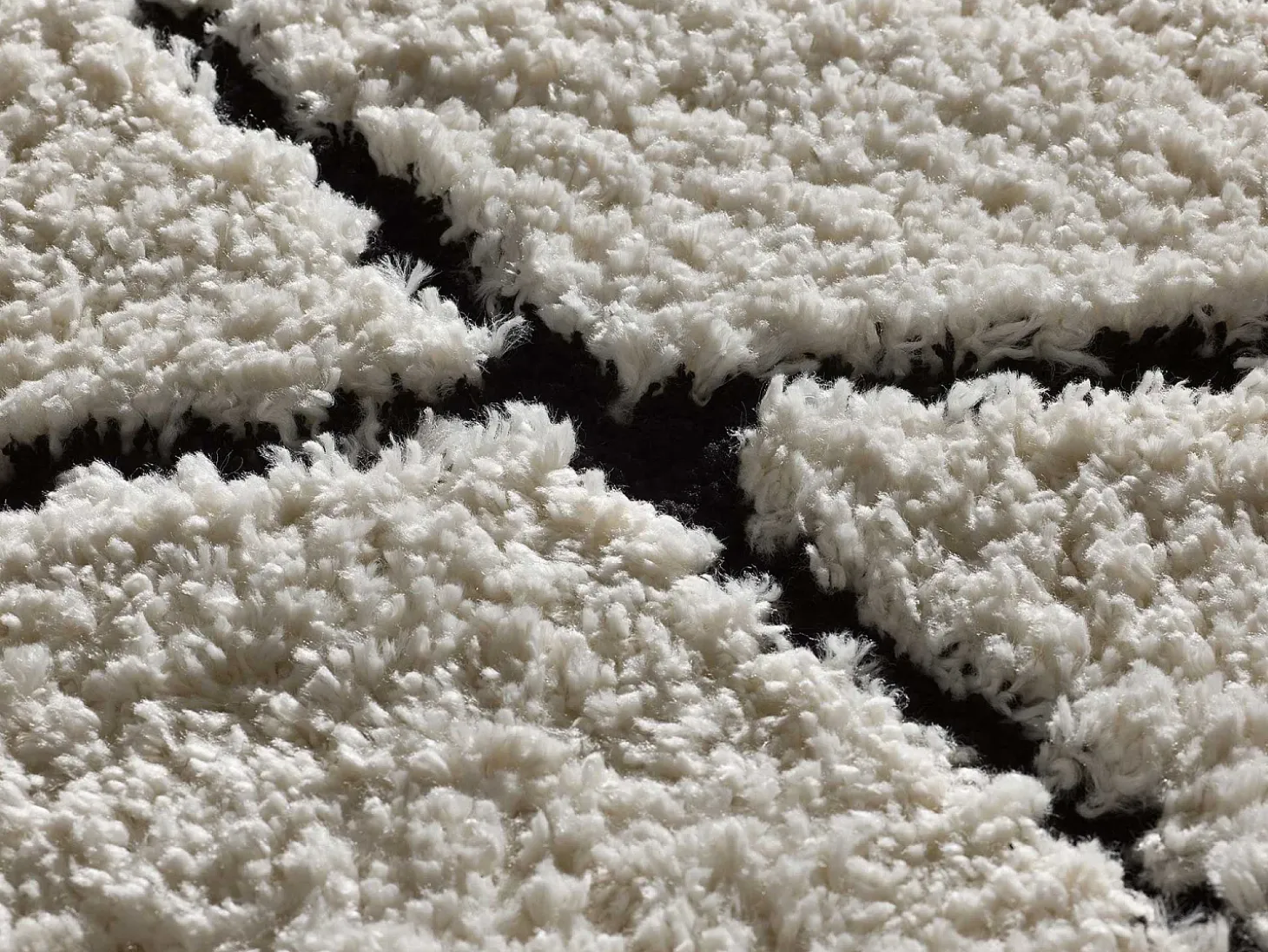 Alfombra interior - shaggy - crema - 160 x 230 cm - ATESA