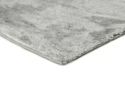 Alfombra interior - shaggy liso - plata - 60 x 110 cm - ROMA