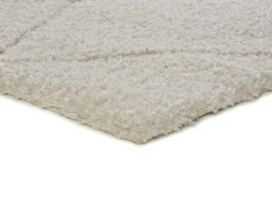 Alfombra interior - shaggy - blanco - 120 x 170 cm - ATESA