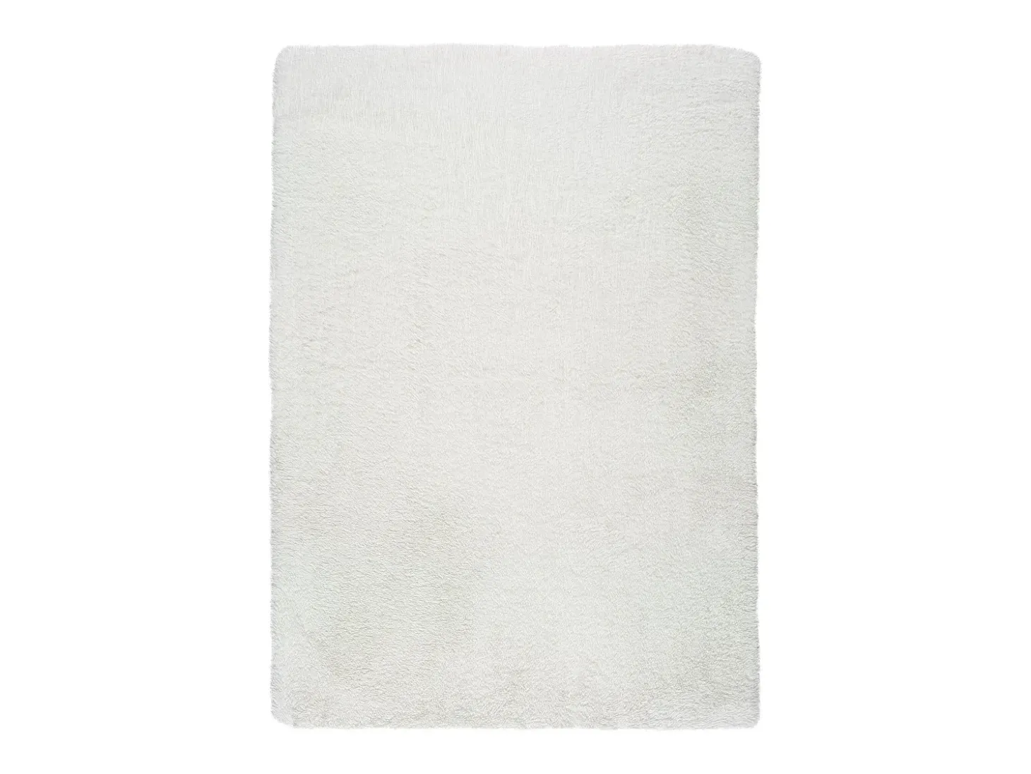 Alfombra interior - shaggy liso - blanco - 80 x 150 cm - ALPACA
