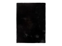 Alfombra interior - shaggy liso - negro - 120 x 180 cm - FOX