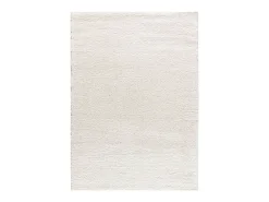 Alfombra interior - shaggy liso - blanco - 60 x 120 cm - ATLAS
