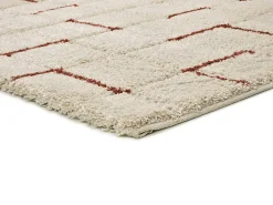 Alfombra interior - shaggy geométrico - caldera - 160 x 230 cm - BRENDA