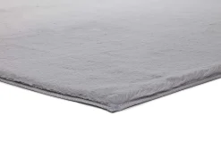 Alfombra interior - shaggy liso - plata - 160 x 230 cm - FOX