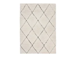 Alfombra interior - shaggy - crema - 60 x 120 cm - ATESA