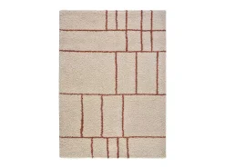 Alfombra interior - shaggy geométrico - caldera - 133 x 190 cm - HELIA