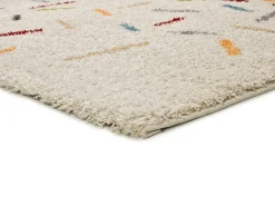 Alfombra interior - shaggy geométrico - multicolor - 133 x 190 cm - BREMEN