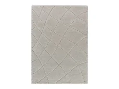 Alfombra interior - shaggy - plata - 60 x 120 cm - MOLIER