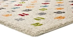 Alfombra interior - shaggy geométrico - multicolor - 133 x 190 cm - BREMEN