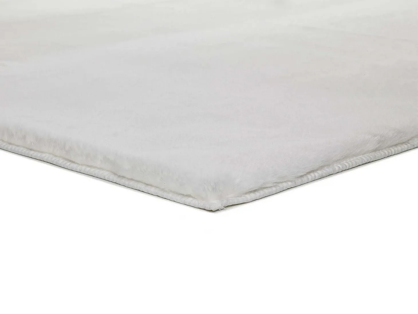 Alfombra interior - shaggy liso - blanco - 160 x 230 cm - FOX