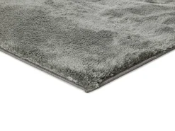 Alfombra interior - shaggy liso - antracita - 80 x 150 cm - ROMA