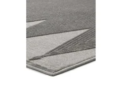 Alfombra interior - étnica - gris - 160 x 230 cm - FARASHE