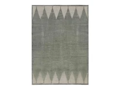 Alfombra interior - étnica - gris - 160 x 230 cm - FARASHE
