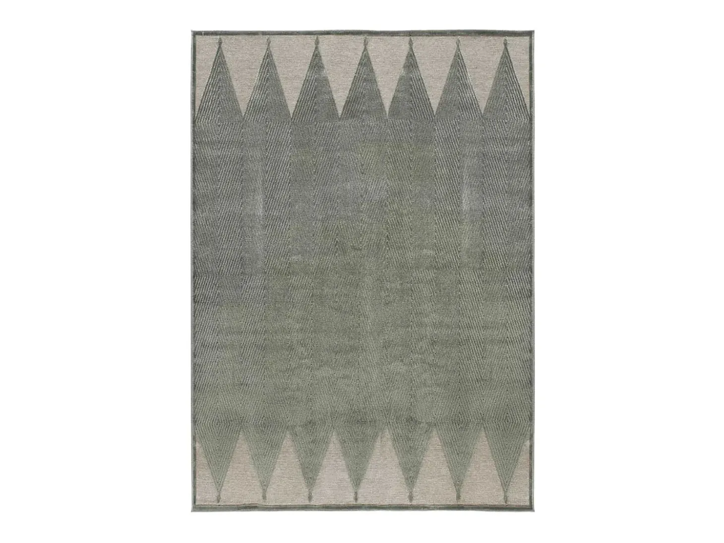 Alfombra interior - étnica - gris - 160 x 230 cm - FARASHE