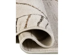 Alfombra interior - étnico - crema / marrón - 133 x 190 cm - CERES