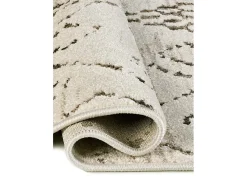 Alfombra interior - étnico - crema / marrón - 80 x 120 cm - CERES