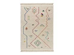 Alfombra interior - étnico - blanco - 200 x 290 cm - YEBEL