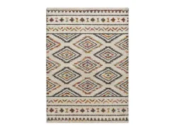 Alfombra interior - étnico - multicolor - 80 x 150 cm - KASBAH