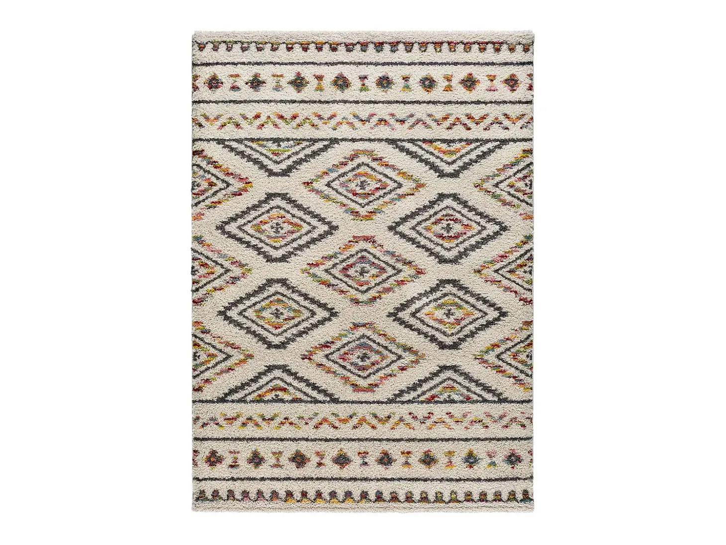 Alfombra interior - étnico - multicolor - 80 x 150 cm - KASBAH
