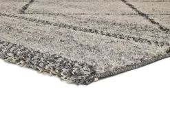 Alfombra interior - étnico - gris - 80 x 150 cm - KASBAH