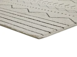 Alfombra interior - étnico - blanco - 80 x 150 cm - AKKA