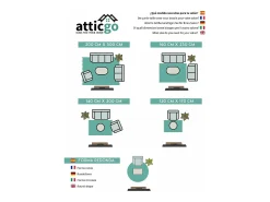 Alfombra interior - étnico con relieve - crema - 60 x 90 cm - PAMUK