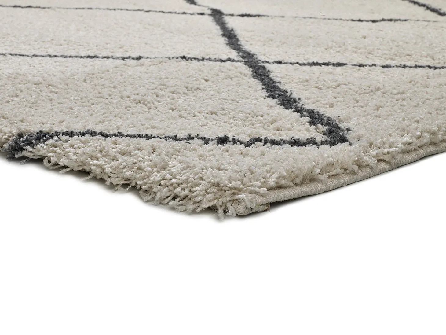 Alfombra interior - étnico - blanco - 160 x 230 cm - ATLAS