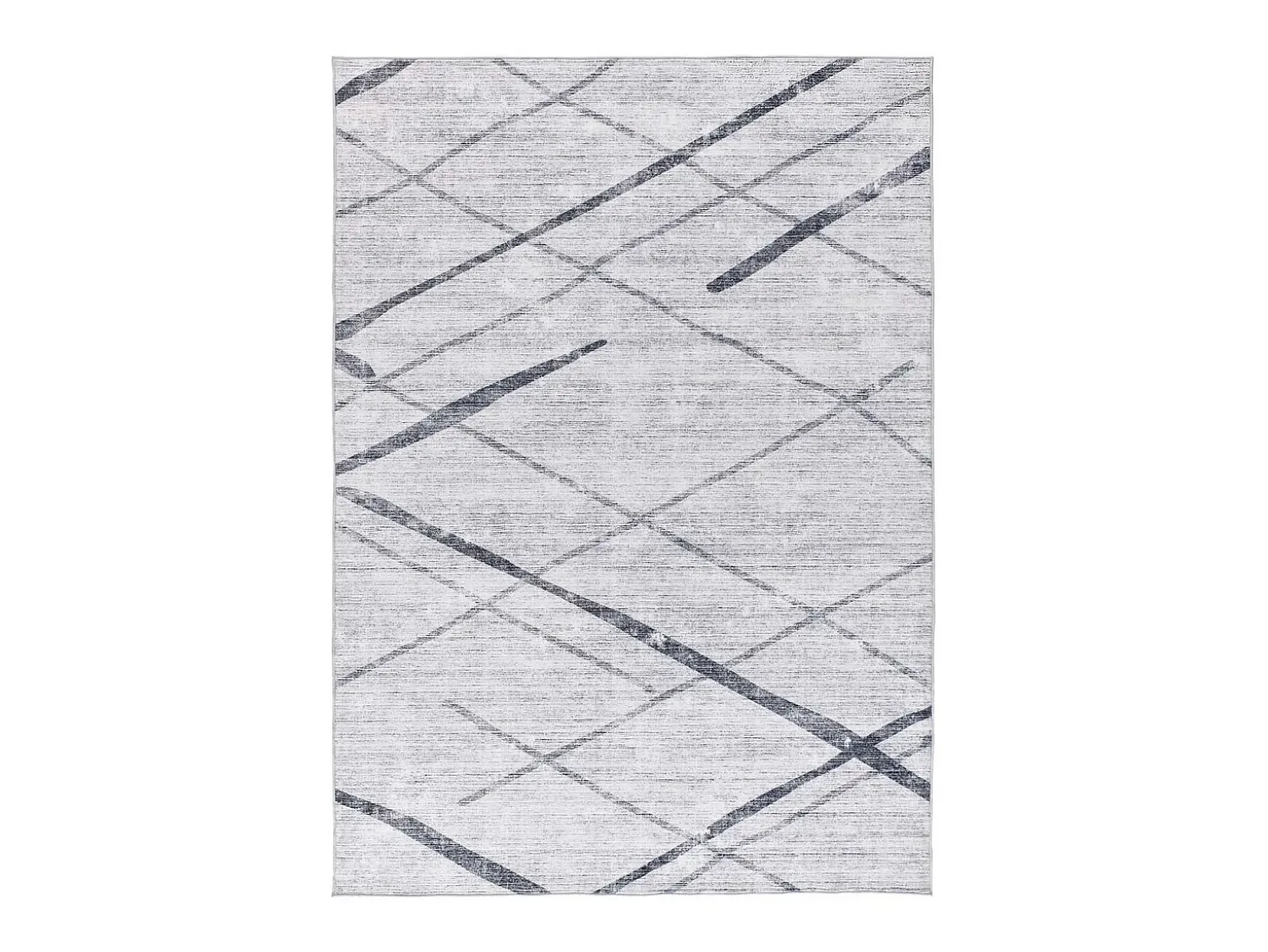 Alfombra interior - étnico - gris - 140 x 200 cm - CLASS