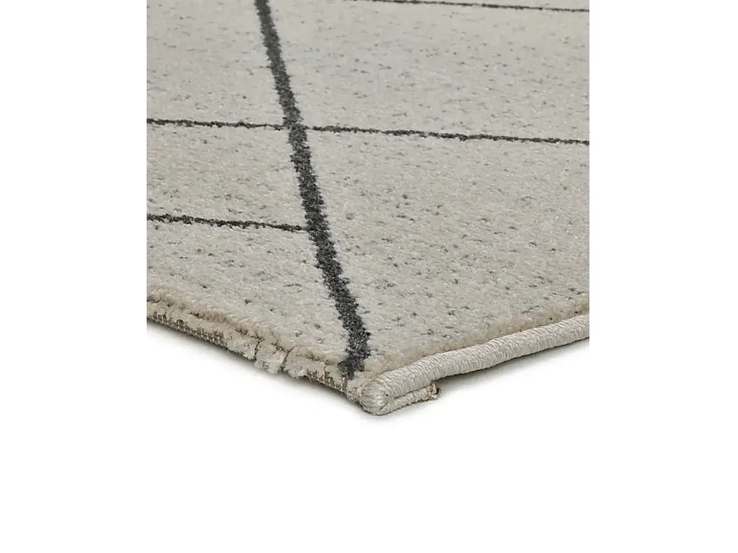 Alfombra interior - étnico - blanco - 80 x 150 cm - MALIKA