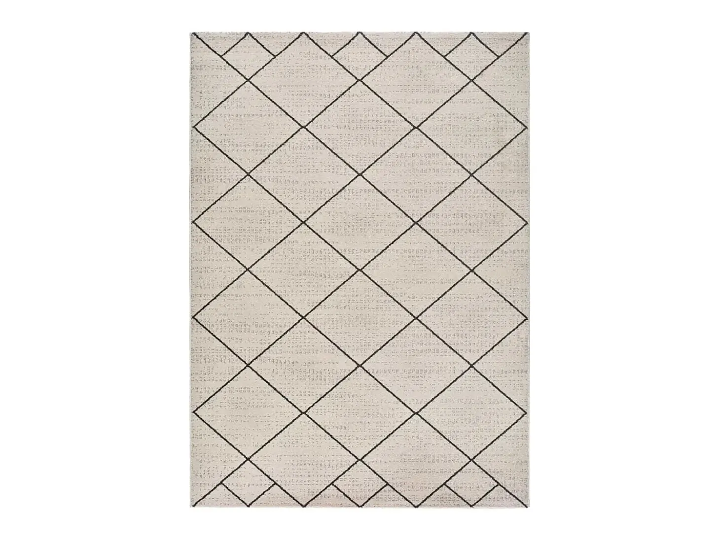 Alfombra interior - étnico - blanco - 80 x 150 cm - MALIKA
