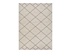 Alfombra interior - étnico - blanco - 140 x 200 cm - MALIKA
