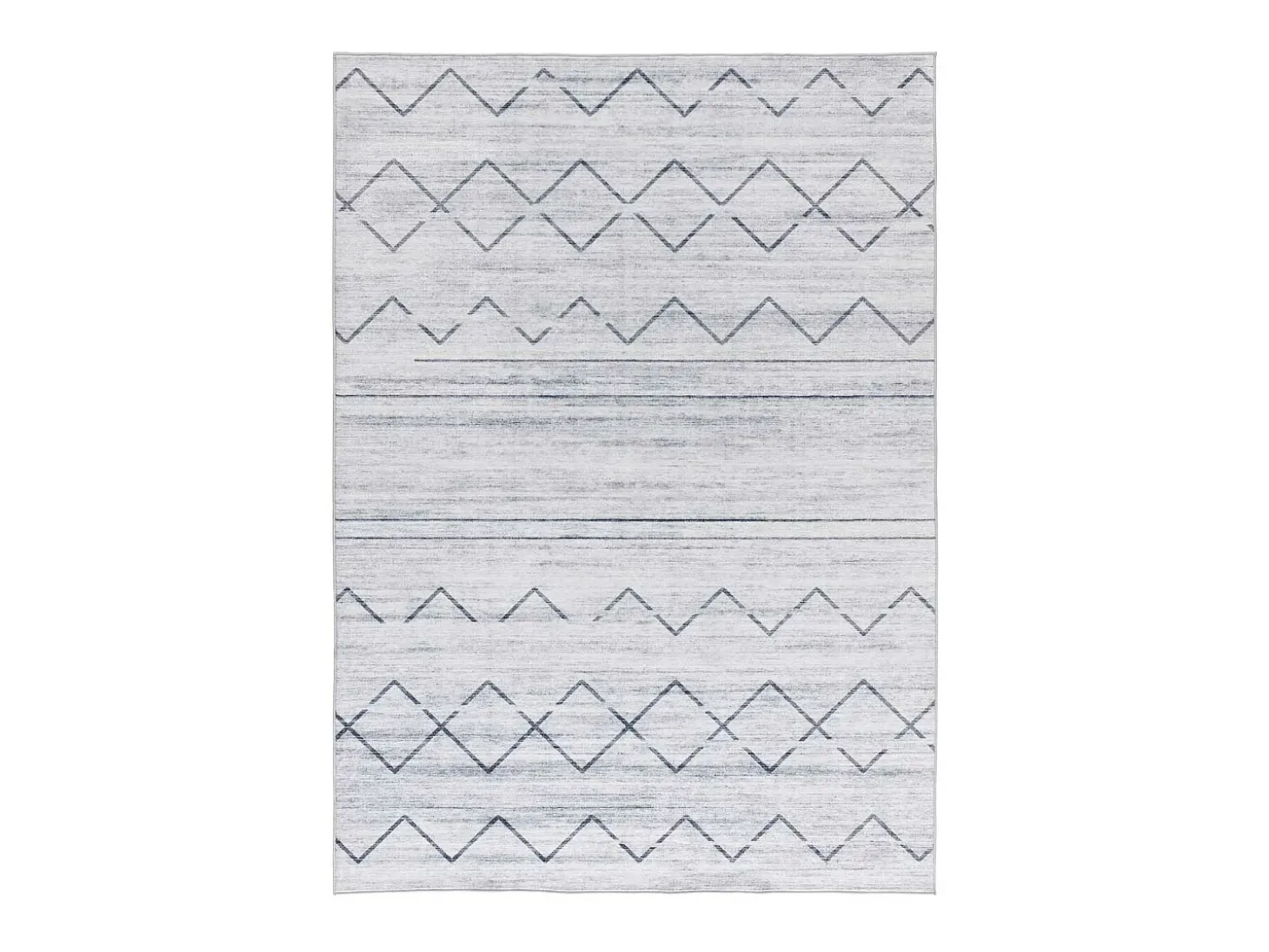 Alfombra interior - étnico - gris - 140 x 200 cm - CLASS