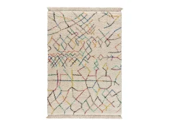 Alfombra interior - étnico - blanco - 200 x 290 cm - YEBEL
