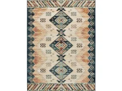 Alfombra interior - étnico - multicolor - 135 x 195 cm - ANTALIA