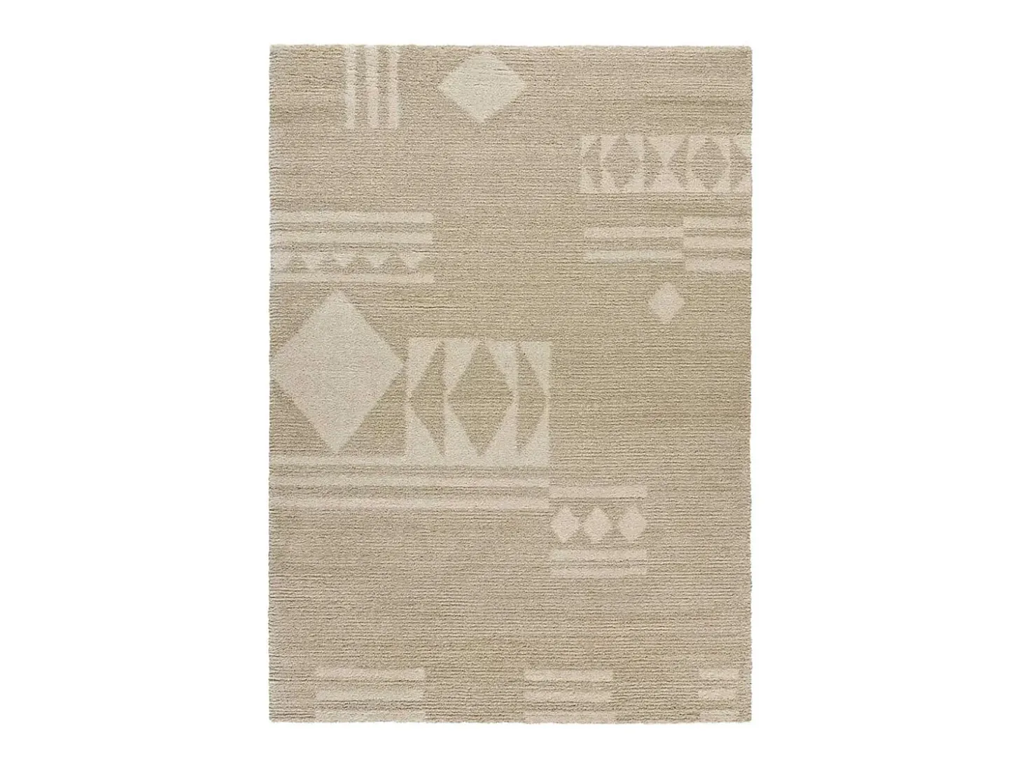 Alfombra interior - étnico - beige - 120 x 170 cm - VENUS