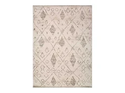 Alfombra interior - étnico - crema / marrón - 160 x 235 cm - CERES