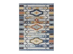 Alfombra interior - étnico - multicolor - 80 x 150 cm - MABEL