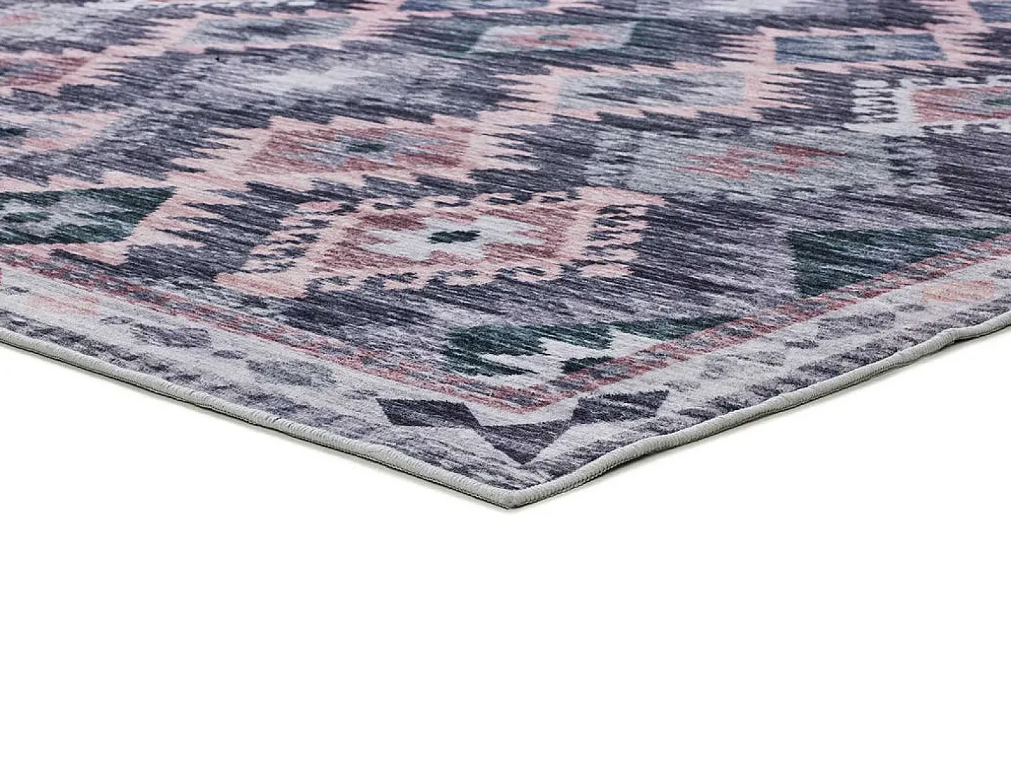 Alfombra interior - étnico - multicolor - 80 x 150 cm - CLASS