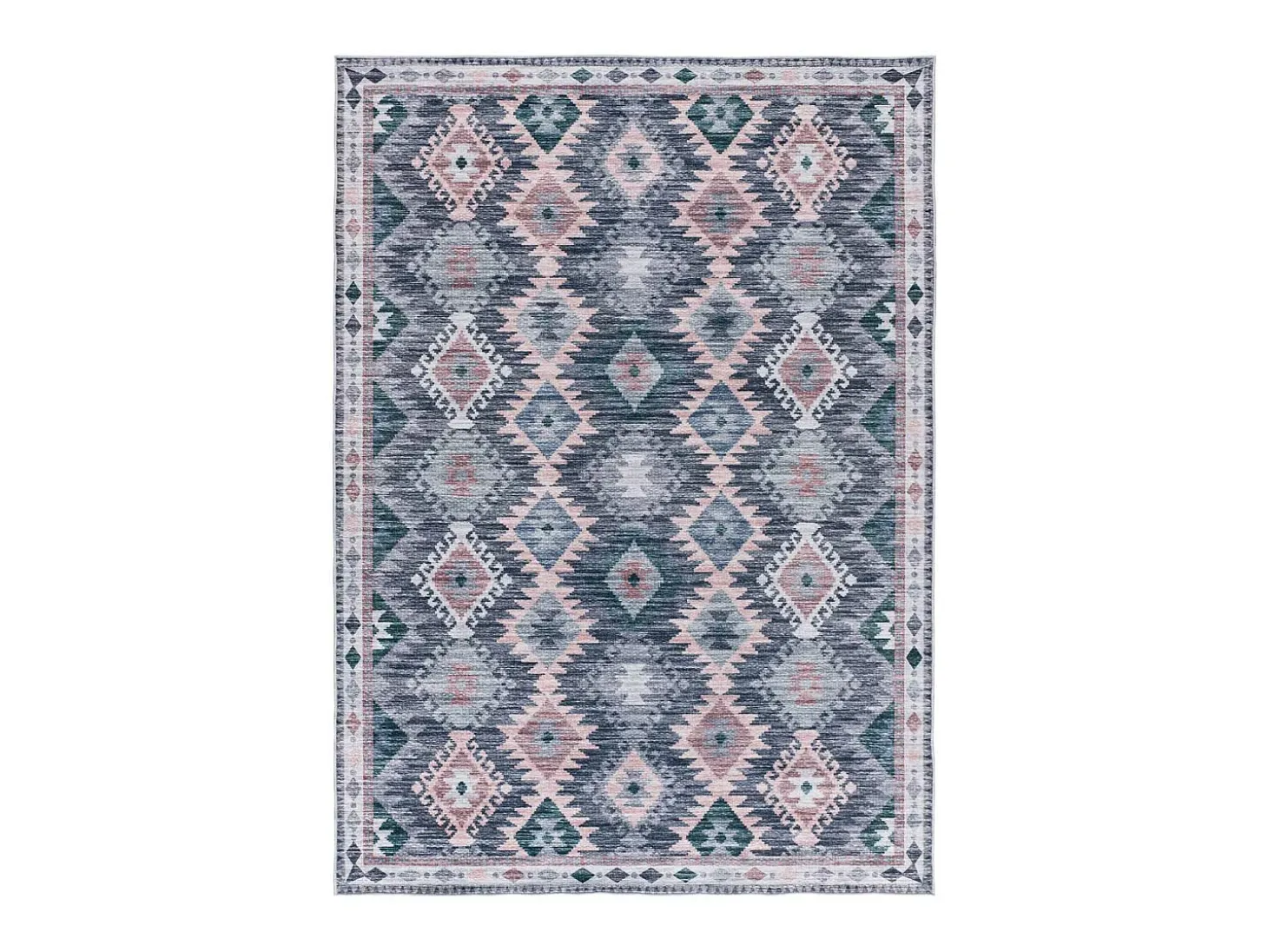 Alfombra interior - étnico - multicolor - 80 x 150 cm - CLASS