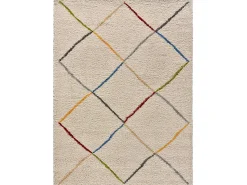 Alfombra interior - étnico - blanco - 160 x 230 cm - KASBAH