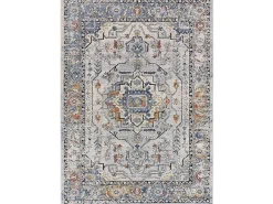 Alfombra interior - vintage - gris - 160 x 230 cm - MABEL