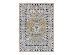 Alfombra interior - vintage - multicolor - 140 x 200 cm - MABEL