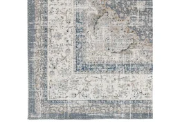Alfombra interior - vintage - gris - 80 x 150 cm - NEILA