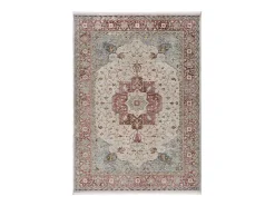 Alfombra interior - vintage - granate / beige - 120 x 170 cm - TABRIZ