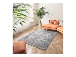 Alfombra interior - vintage - azul - 160 x 230 cm - SIROCO