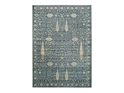 Alfombra interior - vintage - azul - 140 x 200 cm - VINTAGE