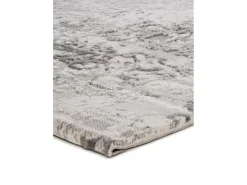 Alfombra interior - abstracto con relieve - gris - 77 x 150 cm - ORIS