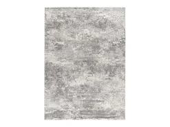 Alfombra interior - abstracto con relieve - gris - 77 x 150 cm - ORIS