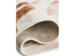 Alfombra interior - abstracto con relieve - beige / caldera - 154 x 230 cm - KEOPS
