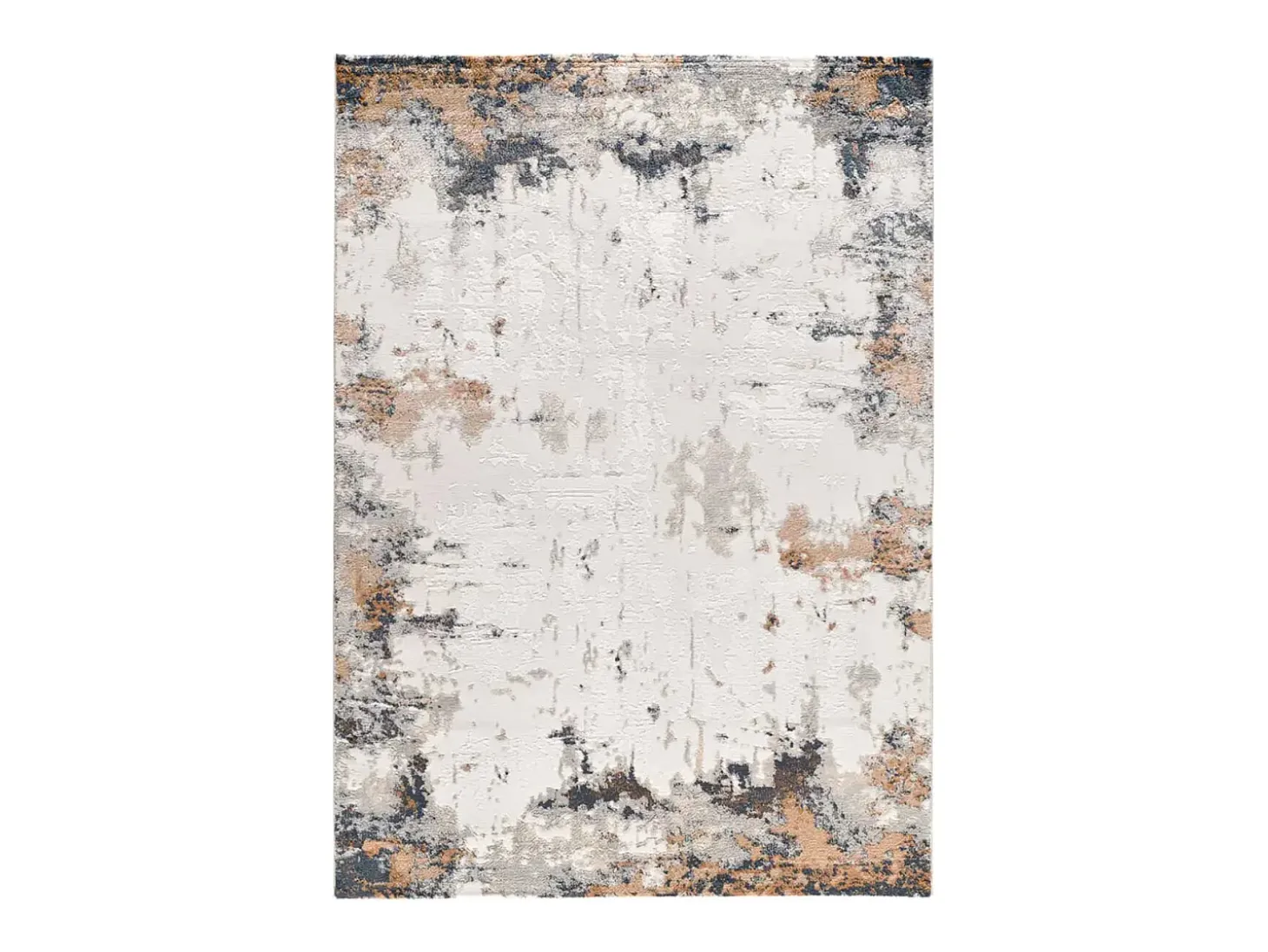 Alfombra interior - abstracto con relieve - multicolor - 134 x 200 cm - KEOPS